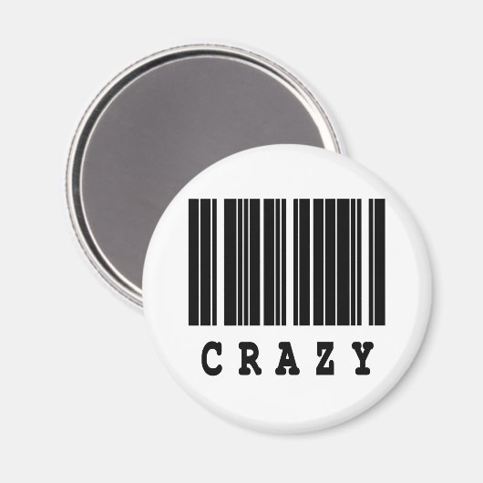 Gek barcode ontwerp magneet (Voorkant / Achterkant)