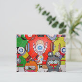 gek briefkaart (Staand voorkant)