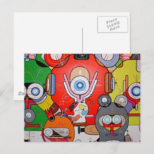 gek briefkaart (Voorkant / Achterkant)