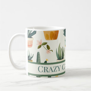 "Gek cactus dame! tekst op een cactus ontwerp Koffiemok