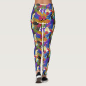 Gek Cross Eyed Planarian Worm All Over Print Leggings (Achterkant)