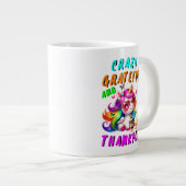 Gek, dankbaar en dankbaar grote koffiekop (Voorkant rechts)