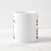 Gek, dankbaar en dankbaar grote koffiekop (Voorkant)