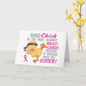 Gek die Kuiken met Mijn Zuster 3 Kanker van de Kaart (Gele Bloem)