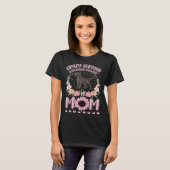 Gek Duits Wirehaired Pointer Mom T-shirt (Voorkant volledig)