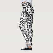 Gek, Funky, Zwart-wit patroon, Cool Leggings (Links)