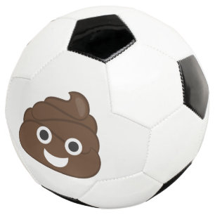 Gek Gekke Bruin Achterschip Emoji Voetbal