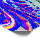 Gek Gelukkig Chinees Crested Art Portret Poster (Hoek)