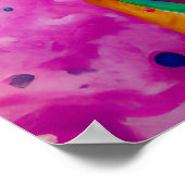 Gek Gelukkig Rhodesian Ridgeback Hond Portret Kuns Poster (Hoek)