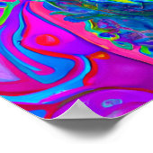 Gek Gelukkig Schnauzer Hond Kunst Portret Poster