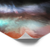 Gek Gelukkig Zwart Pommerse Hond Portret Kunst Poster (Hoek)