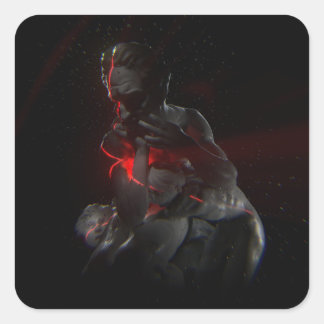 Gek - Goddelijk collectie Vierkante Sticker