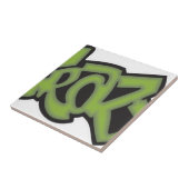 Gek - Graffiti Tegeltje (Zijkant)