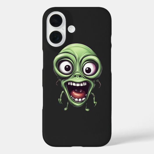 Gek grappig buitenaards wezen Case-Mate iPhone case (Achterkant)