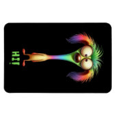 Gek Grappig Cartoon Hond Magneet (Horizontaal)