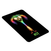 Gek Grappig Cartoon Hond Magneet (Rechterzijde)