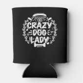 Gek Hond Lady Hond Mam Blikjeskoeler (Achterkant)