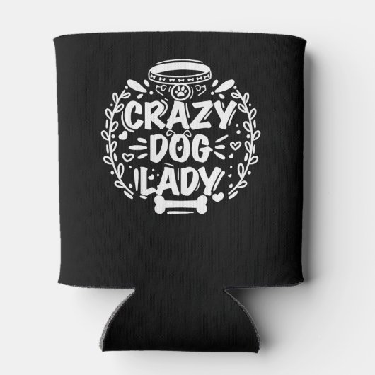 Gek Hond Lady Hond Mam Blikjeskoeler (Achterkant)