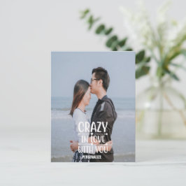 Gek in liefde voor je Briefkaart