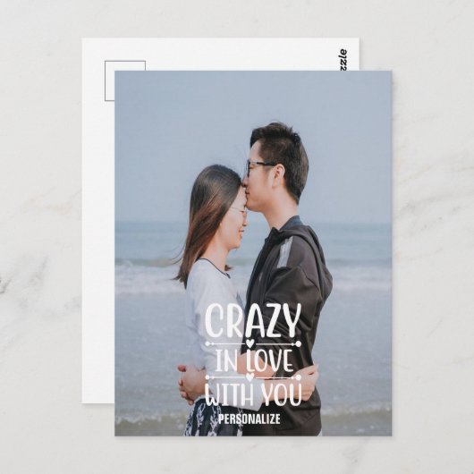 Gek in liefde voor je Briefkaart (Voorkant / Achterkant)