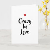 Gek in Love Kaart (Gele Bloem)