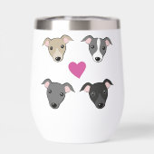 Gek Italiaans Greyhound Lady Hondenliefhebber Grap (Achterkant)