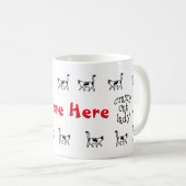 Gek Kat Dame Gepersonaliseerde Mok Cup (Voorkant rechts)