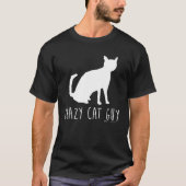Gek Kat Guy Eigenaar Meme Word T-shirt (Voorkant)