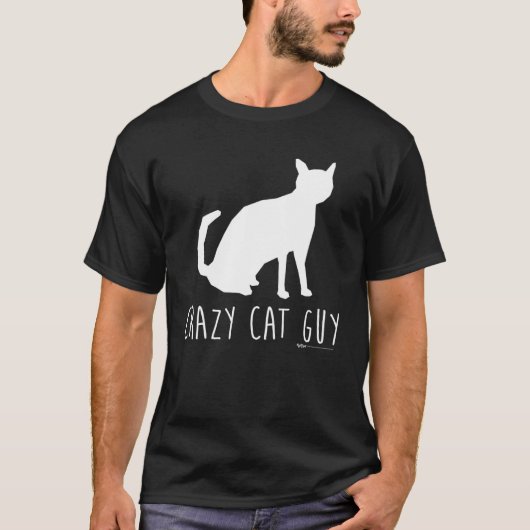 Gek Kat Guy Eigenaar Meme Word T-shirt (Voorkant)