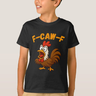 Gek Kippen T-shirt voor Boerderij Cartoon Liefhebb