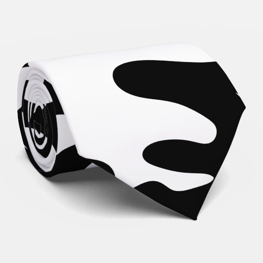 Gek koe patroon stropdas (Opgerold)