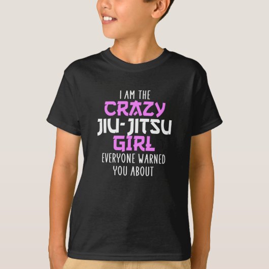 gek meisje met jiu-Jitsu T-shirt (Voorkant)