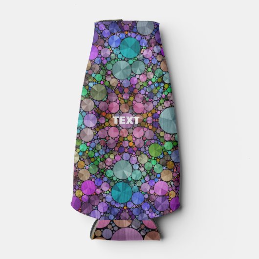 Gek Mooi Abstract Rits Fles Koeler Wrap (Voorkant)