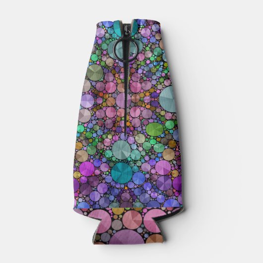 Gek Mooi Abstract Rits Fles Koeler Wrap (Achterkant)