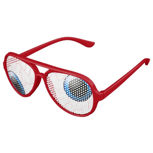 Gek Oogbollen Goofy Halloween Party Shades Aviator Zonnebril (Gekanteld)