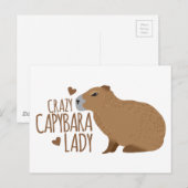 gek op capybara briefkaart (Voorkant / Achterkant)