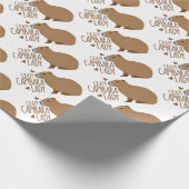 gek op capybara cadeaupapier (Hoek)