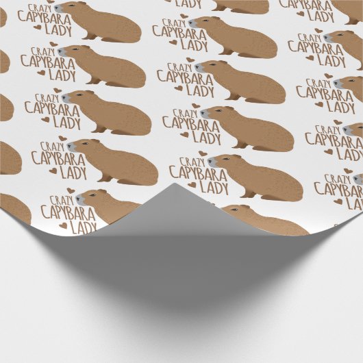 gek op capybara cadeaupapier (Hoek)