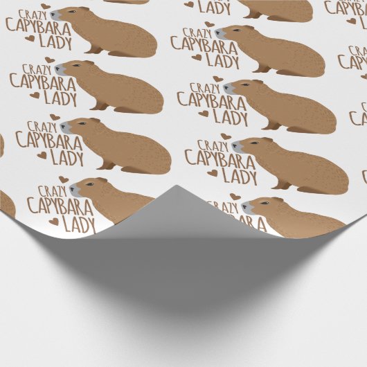 gek op capybara cadeaupapier (Hoek)