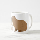 gek op capybara koffiemok (Voorkant rechts)