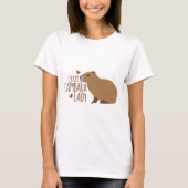 gek op capybara t-shirt (Voorkant)