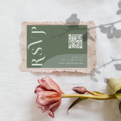 Gek op dit moment QR code RSVP kaarten