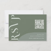 Gek op dit moment QR code RSVP kaarten Kaartje (Voorkant)