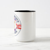 Gek op Groot-Brittannië Tweekleurige Koffiemok (Center)