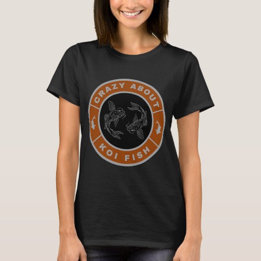 Gek op koi vissen t-shirt (Voorkant)