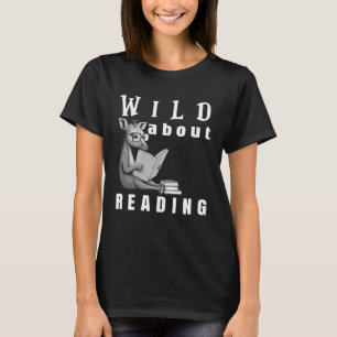 Gek op lezen houdt van boeken nerd boekenwurm bibl t-shirt