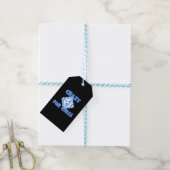 Gek op schaken cadeaulabel (Met Touw)