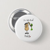 Gek op Schilderen Ronde Button 5,7 Cm (Voorkant /achterkant)