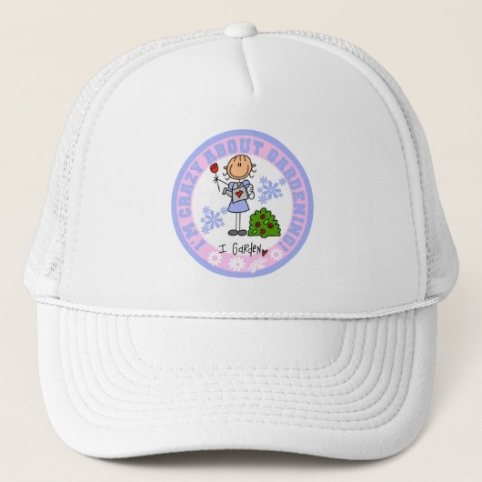 Gek op Tuinieren Trucker Pet (Voorkant)