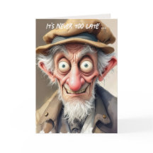 Gek oud Man voor het ouder worden